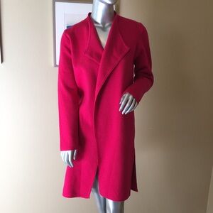 MEROKEETY | Long Open Front Cardigan